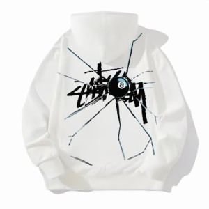 Stussy ステューシー フード付きスウェットシャツ ss23 公式クラシックプリント