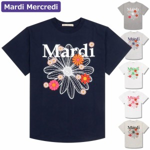 マルディメクルディ Mardi Mercredi Tシャツ TSHIRT FLOWERMARDI BLOSSOM 半袖 レディース 韓国 ファッション アパレル