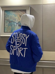 Stussy  ステューシー  アルファベット・ウール・ベースボール・ジャージー 