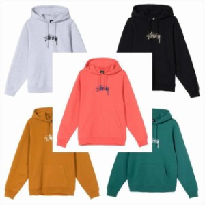 STUSSY STOCK LOGO APP.(APPLIQUE) HOODIE (118391) ステューシー スウェット パーカー プルオーバー 並行輸入品