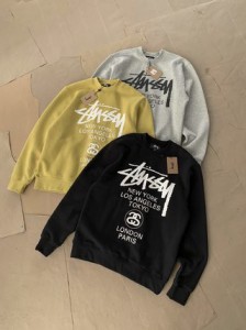 STUSSY ステューシー スウェット SWEATER  ステューシー スウェット パーカー プルオーバー 並行輸入品