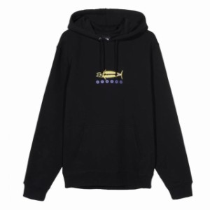 STUSSY FISH APPLIQUE HOOD ステューシー（新年開運 春祭りお正月 鯉）LOGO スウェット パーカー プルオーバー 国内正規品