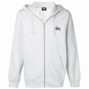 STUSSY BASIC STUSSY ZIP HOOD ステューシー スウェット パーカー ジップアップ ベーシックロゴ[並行輸入品]