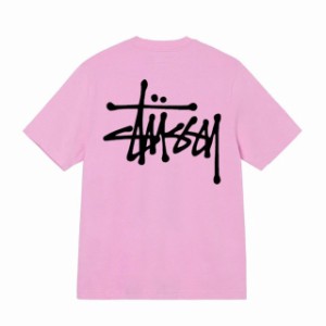 STUSSY ステューシー Tシャツ ブラック ホワイト ピンク  ベージュ 半袖 並行輸入品