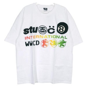 STUSSY ステューシー x Cactus Plant Flea Market カクタス プラント フリー マーケット CACTUS INTERNATIONAL TEE インターナショナル T