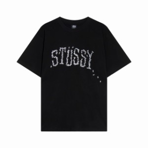 ステューシーSTUSSY 2023年春夏新作 ANTS LETTER PRINT半袖 Tシャツ 並行輸入品