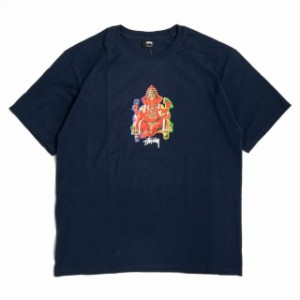 STUSSY ガネーシュ Tシャツ ネイビー メンズ/レディース/ステューシー/半袖Tシャツ