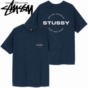 STUSSY ステューシーTシャツ【 City Circle S/S Tee】Navy/2020S メンズウエアー
