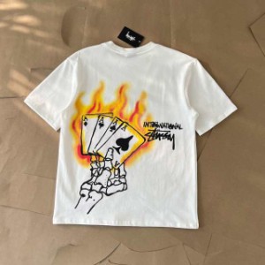 ステューシーSTUSSY Poker coloring 半袖 Tシャツ 並行輸入品