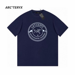 ARC'TERYX アークテリクス最新ラウンドラベルロゴ文字ルーズ半袖Tシャツ