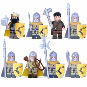 ブロック互換 レゴ 互換品 レゴミニフイグ スタニスバラシオンStannis Baratheon など8体セットレゴブロック LEGO クリスマス プレゼント