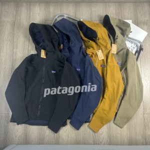 [Patagonia] パタゴニアの新モデルの屋外のカップルモデルのソフトシェルトップコート男女同款gore-texの防水通気ソフトシェルトップコー