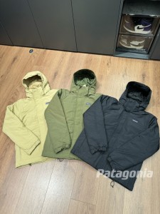 [Patagonia] パタゴニアMs Isthmus Jkt男性屋外保温パーカ付きコットンジャケットジャケット