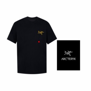 ARC'TERYX アークテリクスクラシックロゴプリントクルーネック半袖Tシャツ