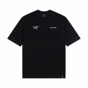 ARC'TERYX アークテリクスクラシックロゴプリントクルーネック半袖Tシャツ