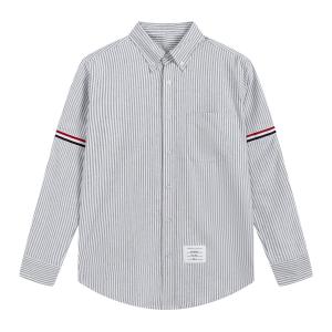 トムブラウン(F)白/トリコロールライン/襟有り/ロング丈/ワンピース/日本製 トムブラウン(F)白/トリコロールライン/襟有り/ロング丈