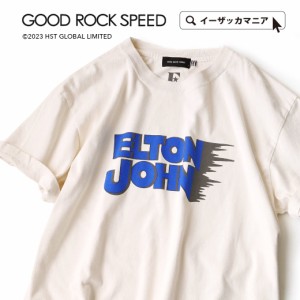 夏新作 新作 新着GOOD ROCK SPEED グッドロックスピード 【メール便可22】 ELTON JOHN LOGO Tシャツ レディース メンズ ユニセックス ウ