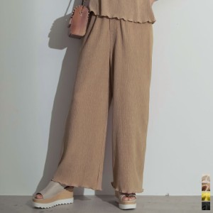 楊柳リラックスストレートパンツ
