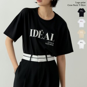 IDEALロゴプリント半袖Tシャツ