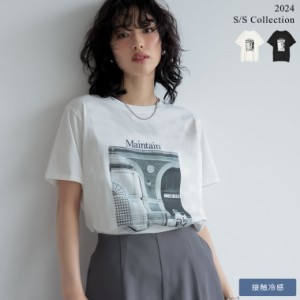 【クーポンご利用で500円OFF】モノトーンプリントTシャツ