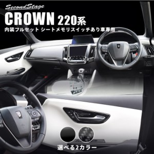 【6/2 9:59まで！10％OFFクーポン＆ポイント倍々キャンペーン】トヨタ クラウン 220系 CROWN 内装パネルフルセット シートメモリスイッチ