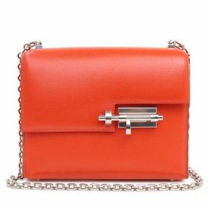 （未使用　展示品）エルメス HERMES ヴェルー チェーン ミニ ショルダーバッグ ヴォータデラクト レザー ルージュクー レッド 赤 D刻印 