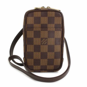 （美品）ルイ ヴィトン LOUIS VUITTON エテュイ オカピ GM ショルダーバッグ 斜め掛け ダミエ ブラウン 茶 N61737