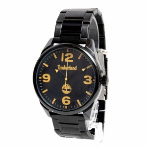 （新品・未使用品）ティンバーランド Timberland クオーツ 腕時計 ステンレススチール ブラック イエロー 黒 TBL 14862JSB 02M 箱付