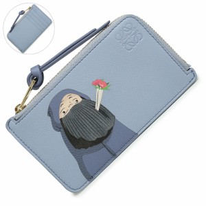 （新品・未使用品）ロエベ LOEWE スタジオジブリ コラボ ハウルの動く城 カプセルコレクション マルクル コインカードホルダー L字ファス