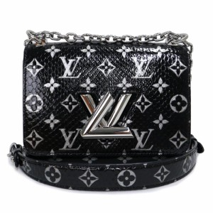 （新品・未使用品）ルイ ヴィトン LOUIS VUITTON ツイスト PM  チェーン ショルダーバッグ 斜め掛け モノグラム パイソン エキゾチックレ