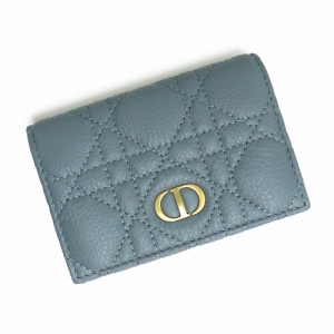 （新品・未使用品）クリスチャンディオール Christian Dior CARO カロ カナージュ XS ウォレット コインケース 小銭入れ 財布 カーフスキ