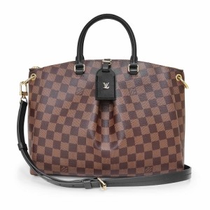 （新品・未使用品）ルイ ヴィトン LOUIS VUITTON オデオン トート MM 2way ショルダー ハンドバッグ 斜め掛け ダミエ レザー ブラック ブ