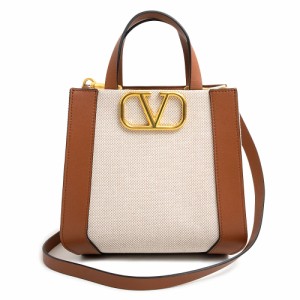 （新品・未使用品）ヴァレンティノ ガラヴァーニ Valentino Garavani Vロゴ シグネチャー キャンバス スモール 2way ショルダー ハンドバ