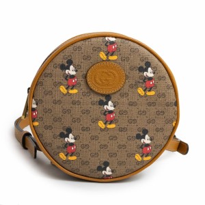 （新品・未使用品）グッチ GUCCI ディズニー ミッキーマウス コラボ リュック デイパック バックパック ミニGGスプリームキャンバス ブラ