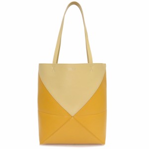 （新品・未使用品）ロエベ LOEWE パズルフォルド トートバッグ シャイニーカーフスキン サンフラワー ダークバター イエロー 黄 A779G50X