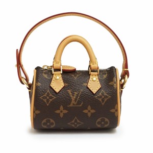 （新品・未使用品）ルイ ヴィトン LOUIS VUITTON ビジュー サック マイクロ スピーディー バッグチャーム ミニ ポーチ モノグラム ブラウ