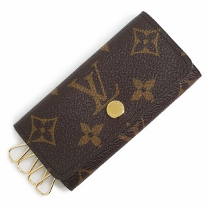 （新品・未使用品）ルイ ヴィトン LOUIS VUITTON キーケース ミュルティクレ 4 モノグラム ブラウン 茶 ゴールド金具 M69517 箱付