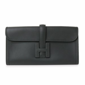 （未使用　展示品）エルメス HERMES ジジェ エラン 29 クラッチバッグ ヴォースイフト レザー ヴェールフォンセ ダークグリーン  A刻印