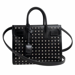 （新品・未使用品）サンローランパリ SAINT LAURENT PARIS サック ド ジュール ナノ  スタッズ 斜め掛け 2WAY ショルダー ハンドバッグ 