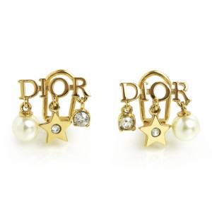 （新品・未使用品）クリスチャンディオール Christian Dior ディオレボリューション クリップ パール クリスタル イヤリング ゴールド E1