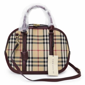 （新品・未使用品）バーバリー BURBERRY スモール オーチャード イン ホースフェリーチェック 2way ショルダー ハンドバッグ グレインカ