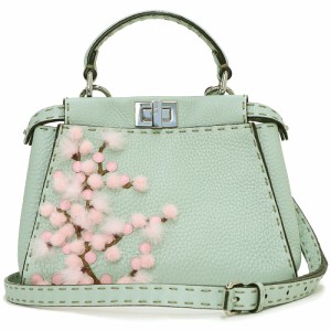 （未使用　展示品）フェンディ FENDI ピーカブー アイコニック ミニ セレリア 桜 サクラ ブロッサム cherry blossom 日本限定 2way ショ