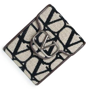 新品・未使用】Valentino 粘っこい Cardini 二つ折り財布