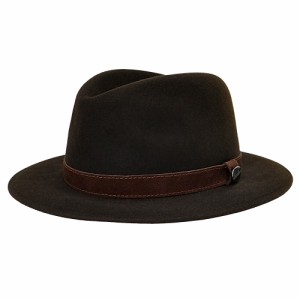 （未使用保管品）ボルサリーノ Borsalino アレッサンドリア レインプルーフライン 中折れ帽 帽子 ハット #58 ラビットファー フェルト ブ