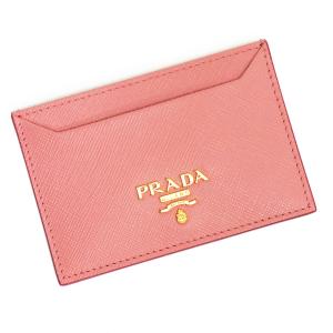 未使用】PRADA 名刺入れ サフィアーノレザー 血なまぐさく ホワイト 1MC110
