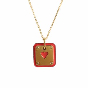 （新品・未使用品）エルメス HERMES アス ドゥ クール As de Coeur PM トランプ エースオブハート ネックレス ペンダント ヴォースイフト