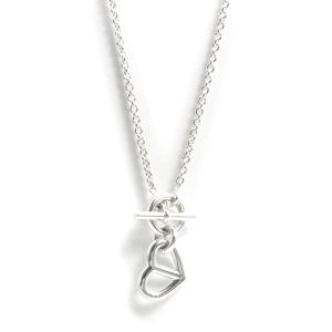 （美品）エルメス HERMES ペンダント アミュレット カシュクール ハート ネックレス SV925 シルバー 箱付