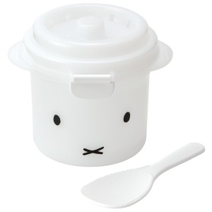 miffy ミッフィー 電子レンジで ご飯メーカー 炊飯器 (1合炊き) 電子レンジ調理用品 UDG1 【ディックブルーナ キッチン用品 クッキング 