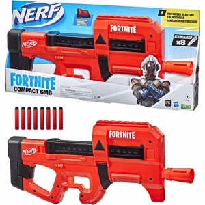 ナーフ フォートナイト FORTNITE コンパクト SMG サブマシンガン (エリート公式ダーツ8本付属) 【国内正規流通品 電動ガン 電動ブラスタ