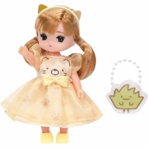 リカちゃん LD-28 すみっコぐらし ねこ だいすきミキちゃん 【ドールシリーズ ふたごのいもうと 双子の妹 着せ替え人形本体 ネコ 猫 黄色